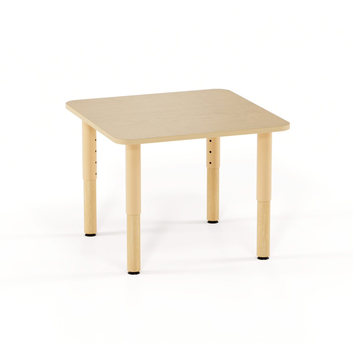 Environ Square Table - 24" x 24" - Natural - Adjustable