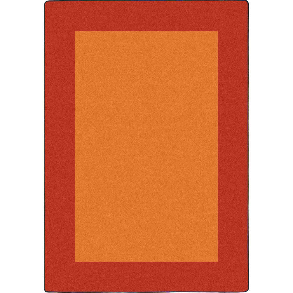 All Around Rectangle Carpet orange