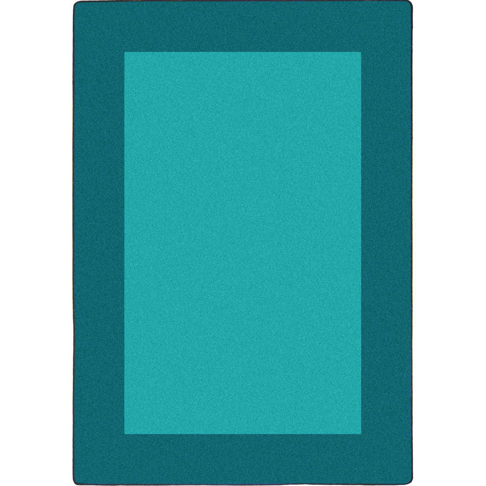 All Around Rectangle Carpet Teal