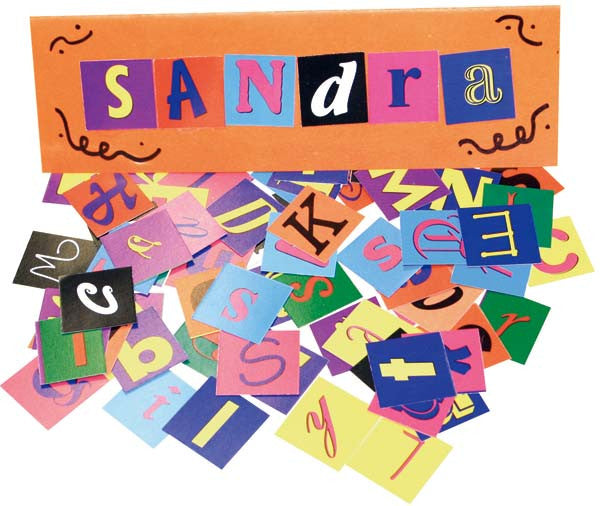 Alphabet Pasting Pieces