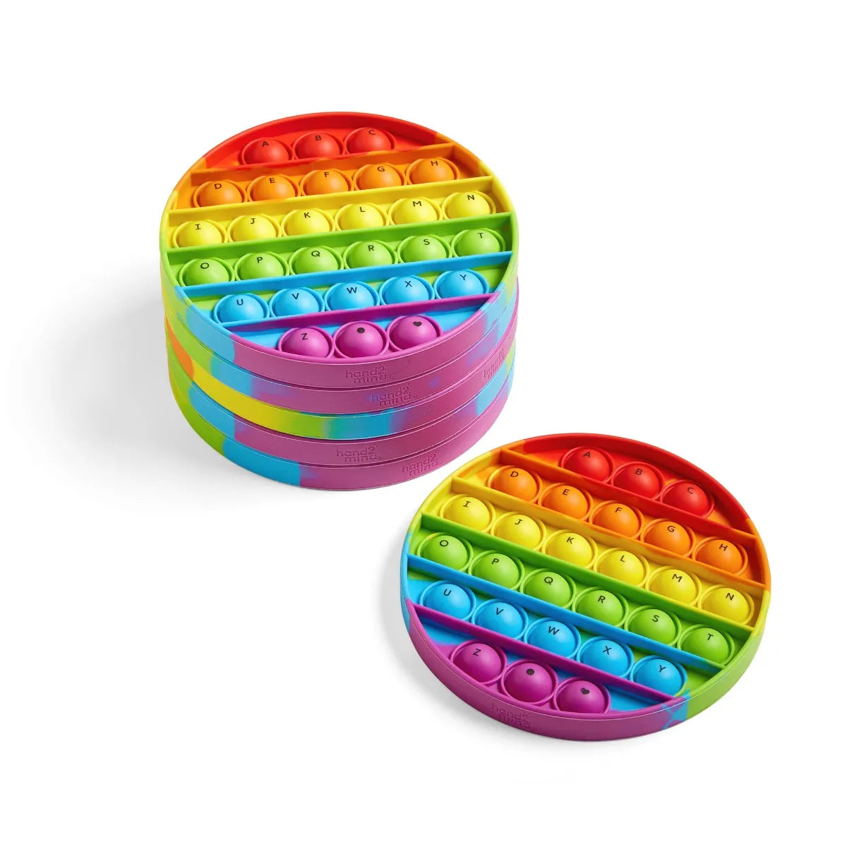 Alphabet Sensory Bubble Poppers, Set of 6