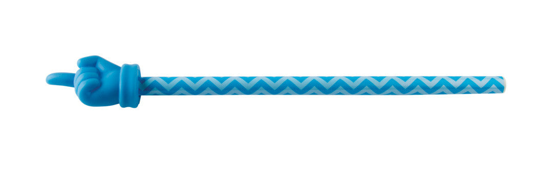 Aqua Chevron Hand Pointer