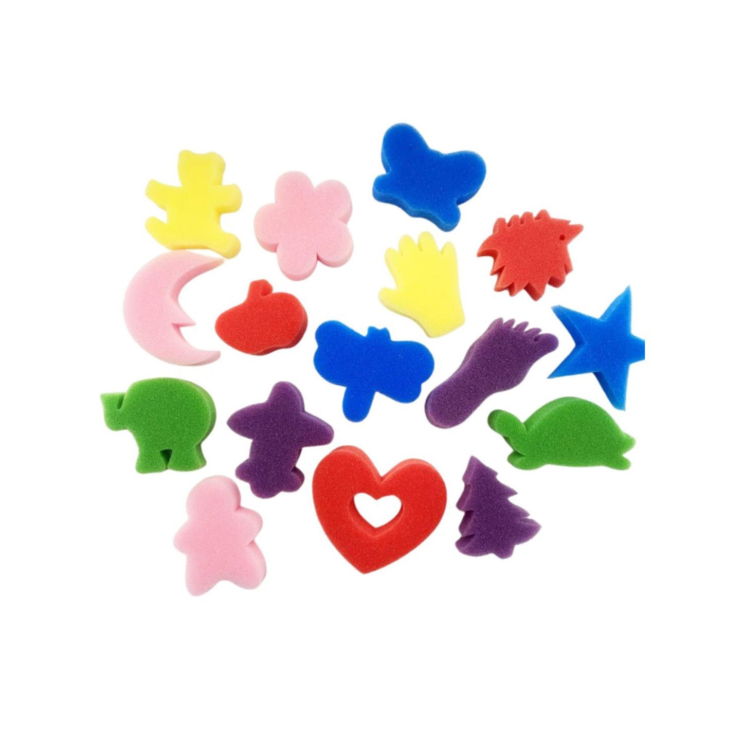 Assorted Sponge Shapes (24 pieces)