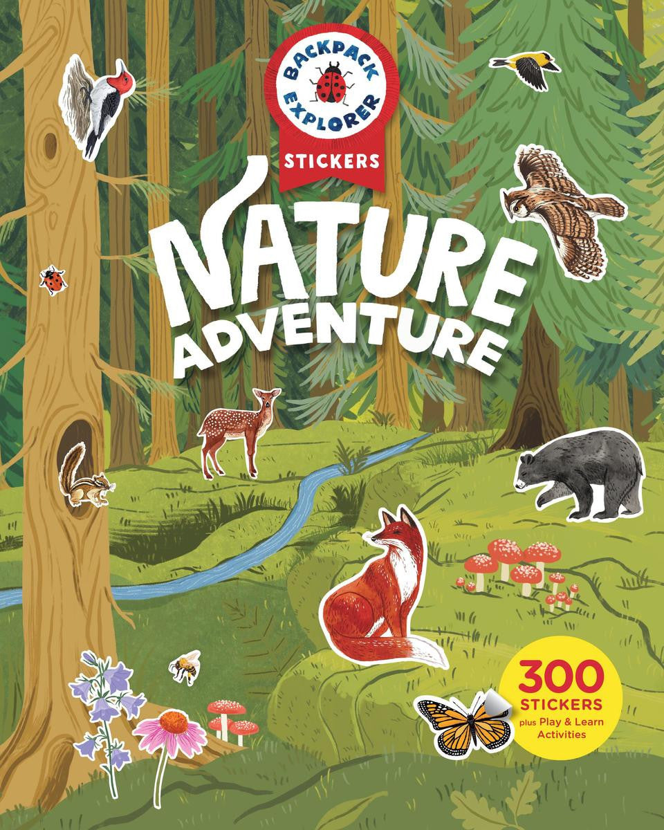 Autocollants de l'Explorateur en Sac à Dos : Aventure dans la nature