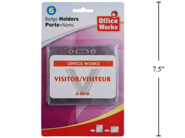 Badge Holders (6/pk)