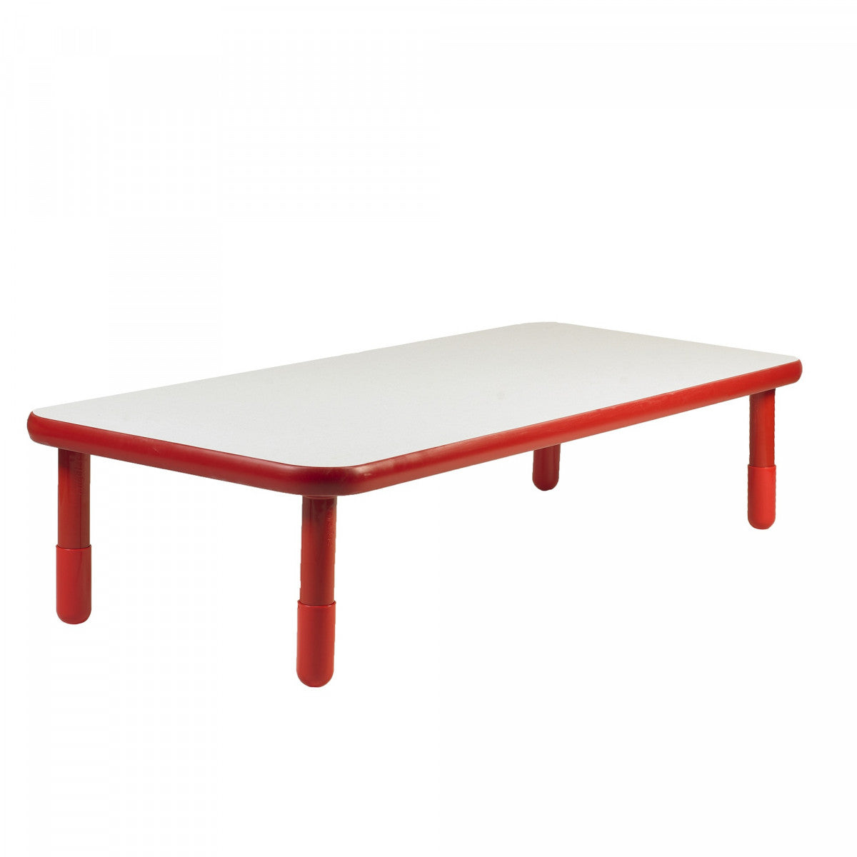 Baseline® Rectangular Table - 16" height - 72" x 30" - Candy Apple Red