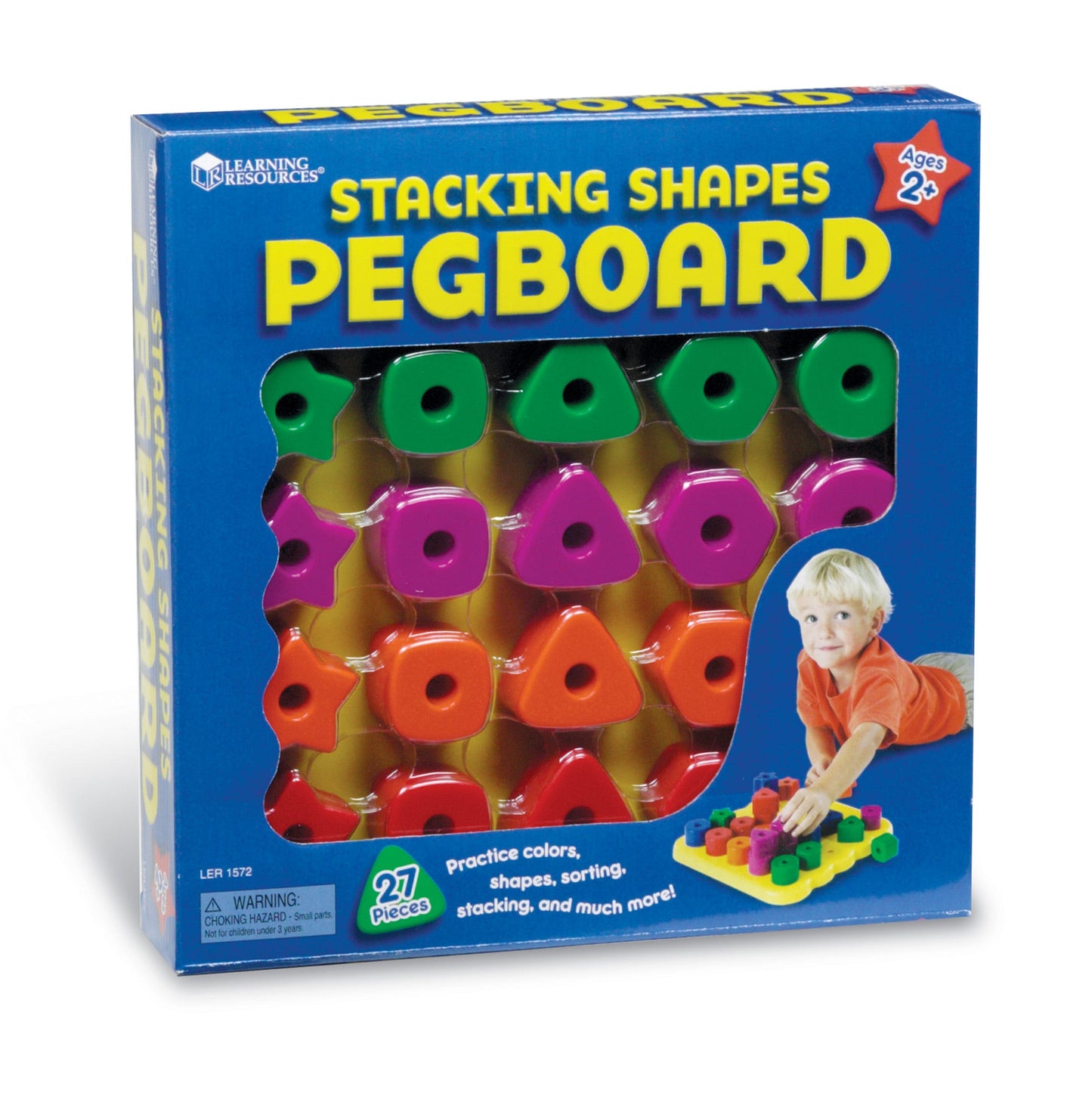 Stacking Shapes Pegboard