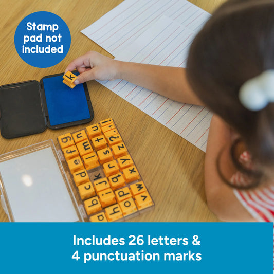Alphabet Rubber Stamps — Lowercase 5/8"