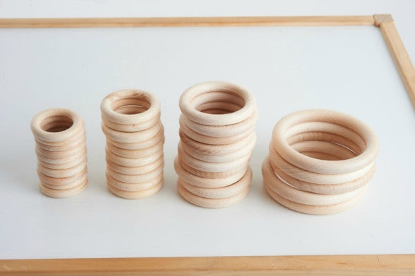 Beechwood Rings 70Mm 10/Pk