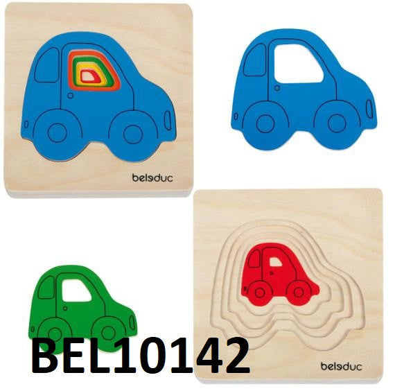 Beleduc 5 Layer Puzzle-Car