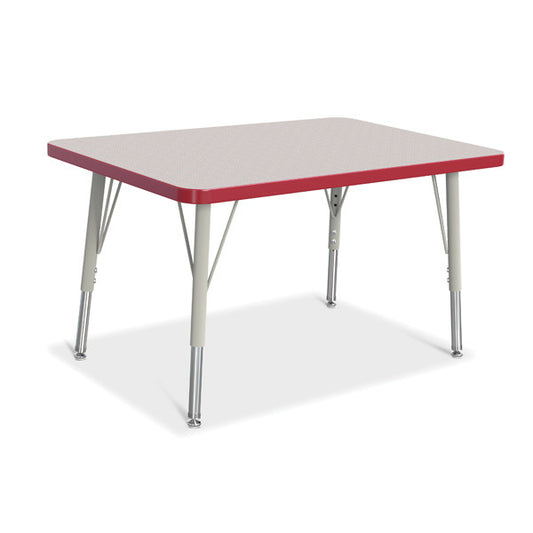 Berries Adjustable Activity Table - Rectangle (24"x36") - Legs 15"-24" (Elementary)