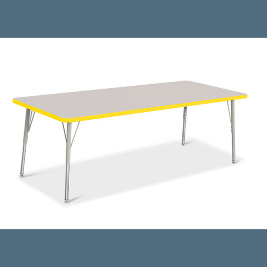 Berries Adjustable Activity Table - Rectangle (30"x72") - Legs 24"-31" (Adult)