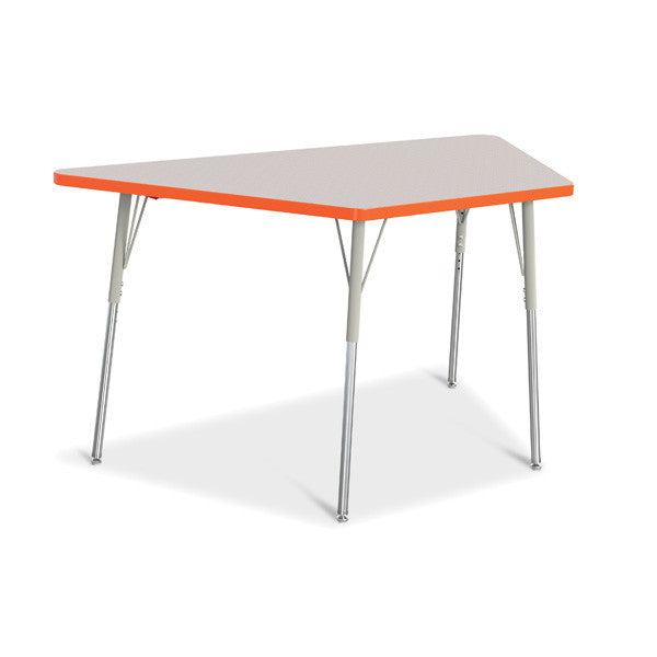 Berries® Adjustable Activity Table - Trapezoid (60"x30") - Legs 24"-31" (Adult)
