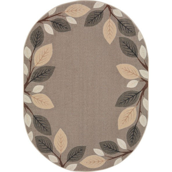 Breezy Branches 5'4" X 7'8" Oval Neutral