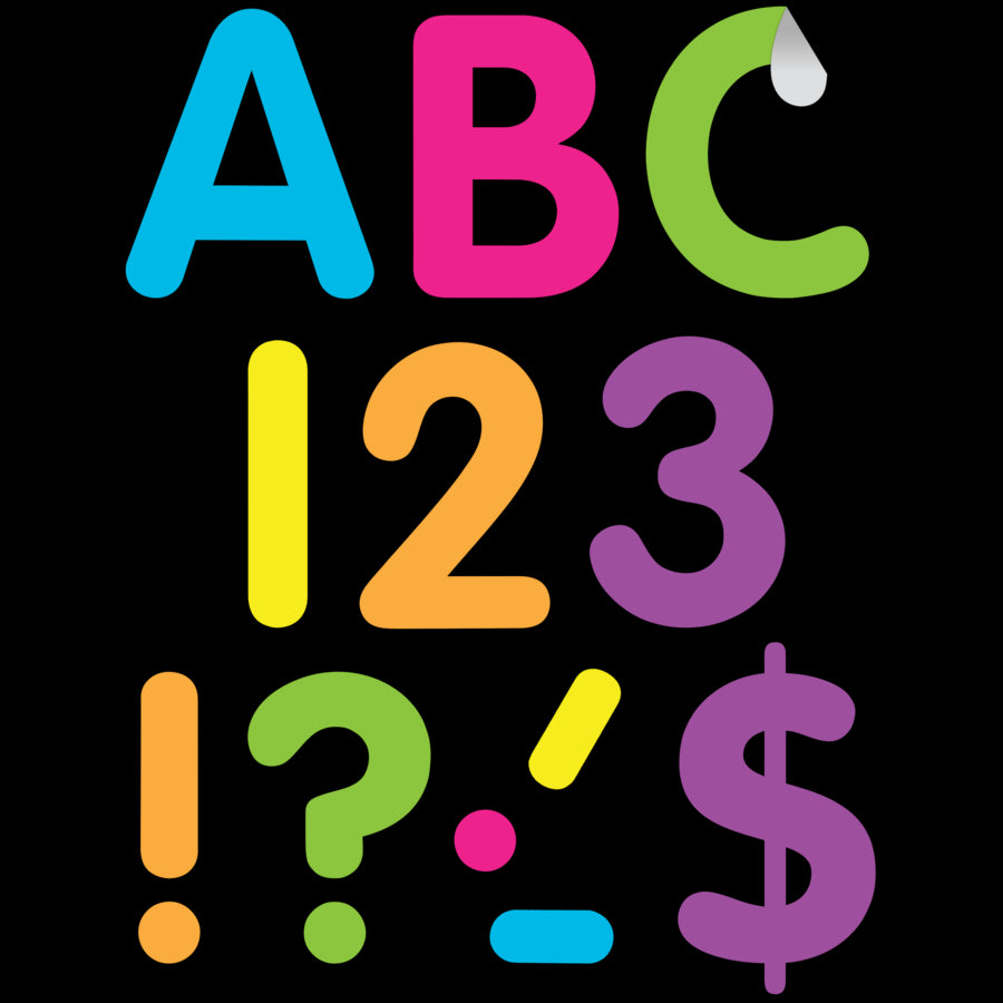 Brights 4" Classic Self-Adhesive Letters Uppercase