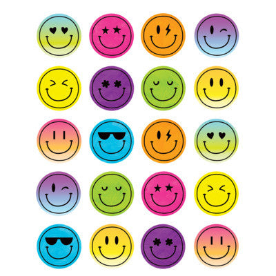 Brights 4Ever Smiley Faces Stickers (120 Pcs)