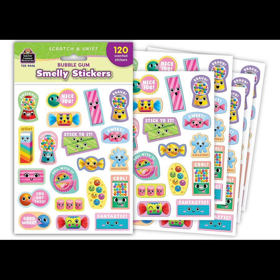 Bubble Gum Smelly Stickers