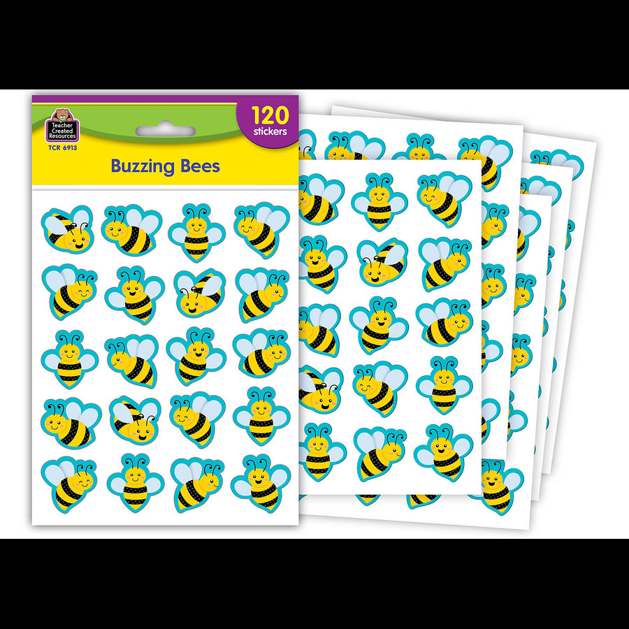 Buzzing Bees Stickers (120 pack)