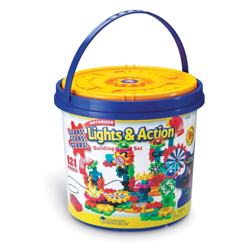 Gears! Gears! Gears!® Lights & Action Motorized Building Set