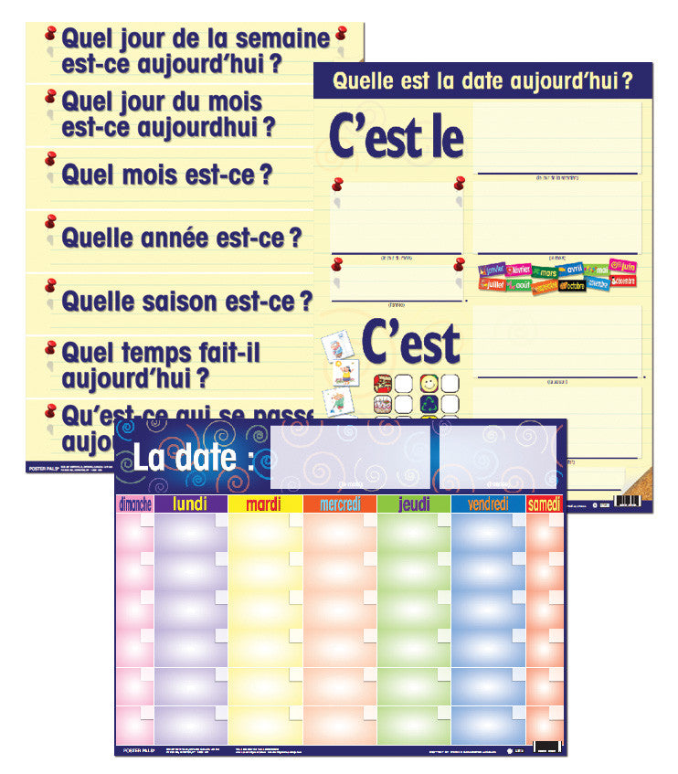 Calendar Pals Laminated Chart Set