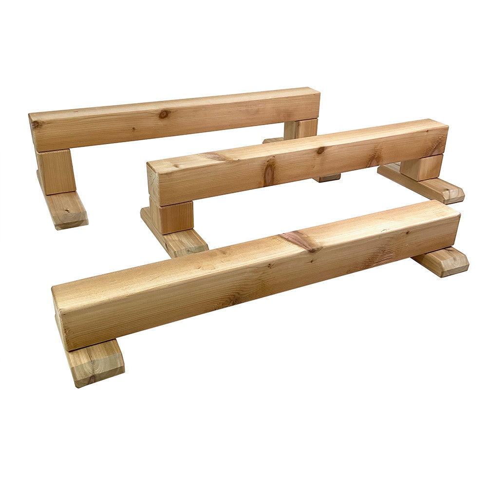 Cedar Balance Beams set of 3