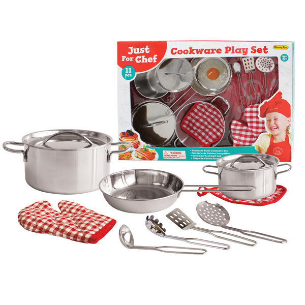 11-Piece Steel Cookware Set