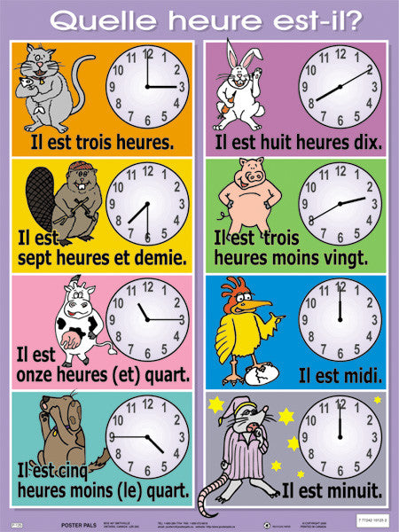 Charts - Quelle heure est-il?