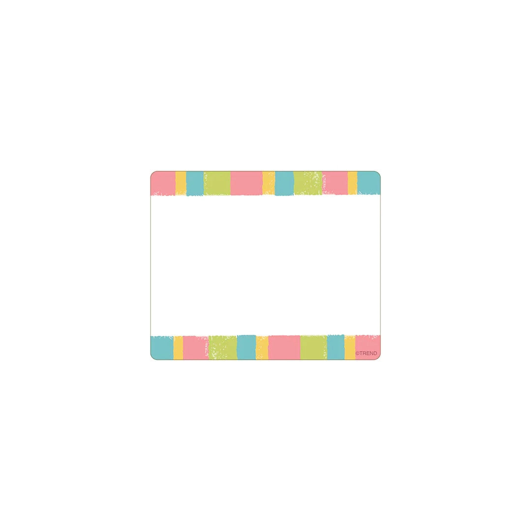 Cheerful Stripes Terrific Labels™ Name Tags