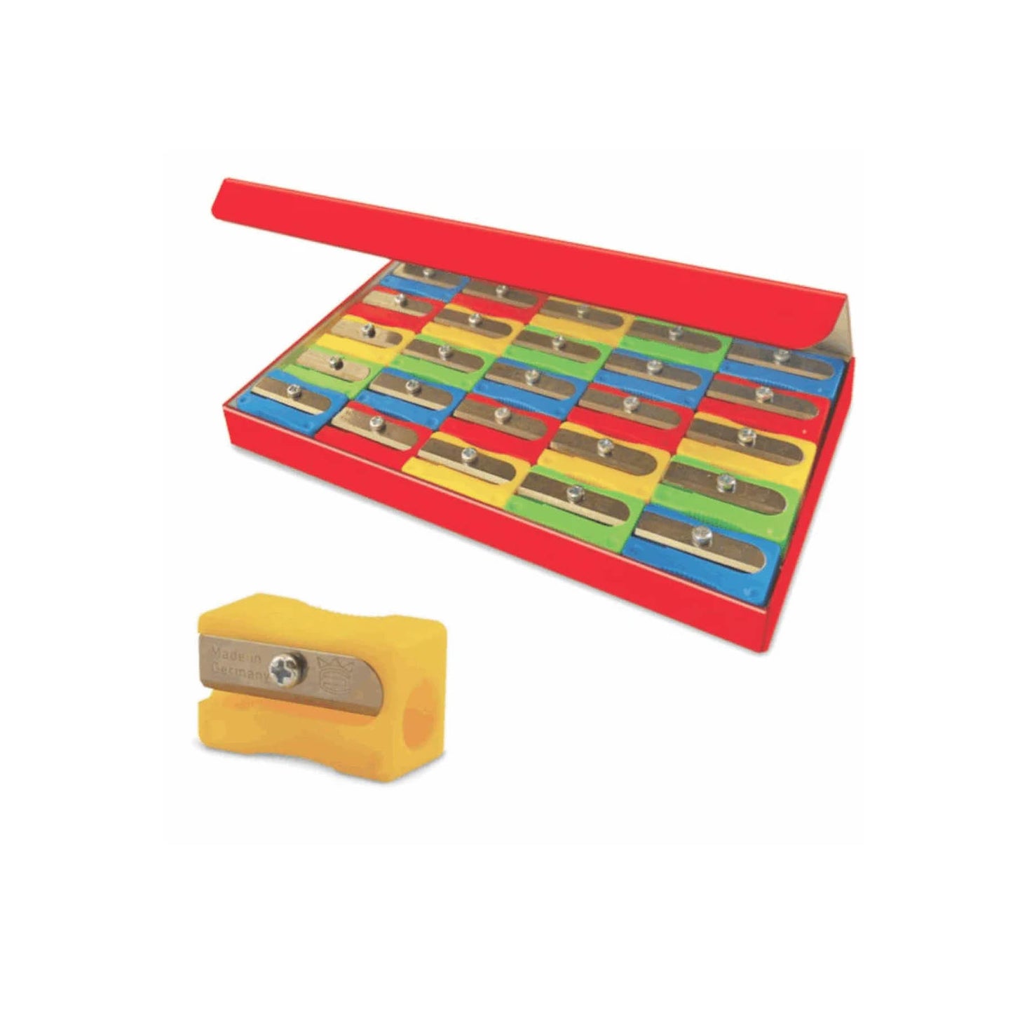 Classroom Sharpeners (25/box) - 4 Assorted colours