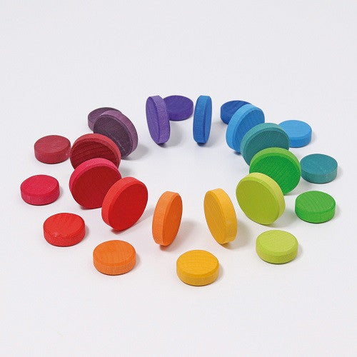Coins, Rainbow 24 Pcs