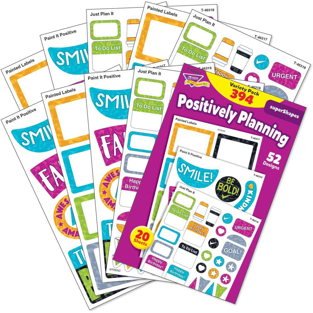 Color Harmony Positively Planning Stickers Variety Pack