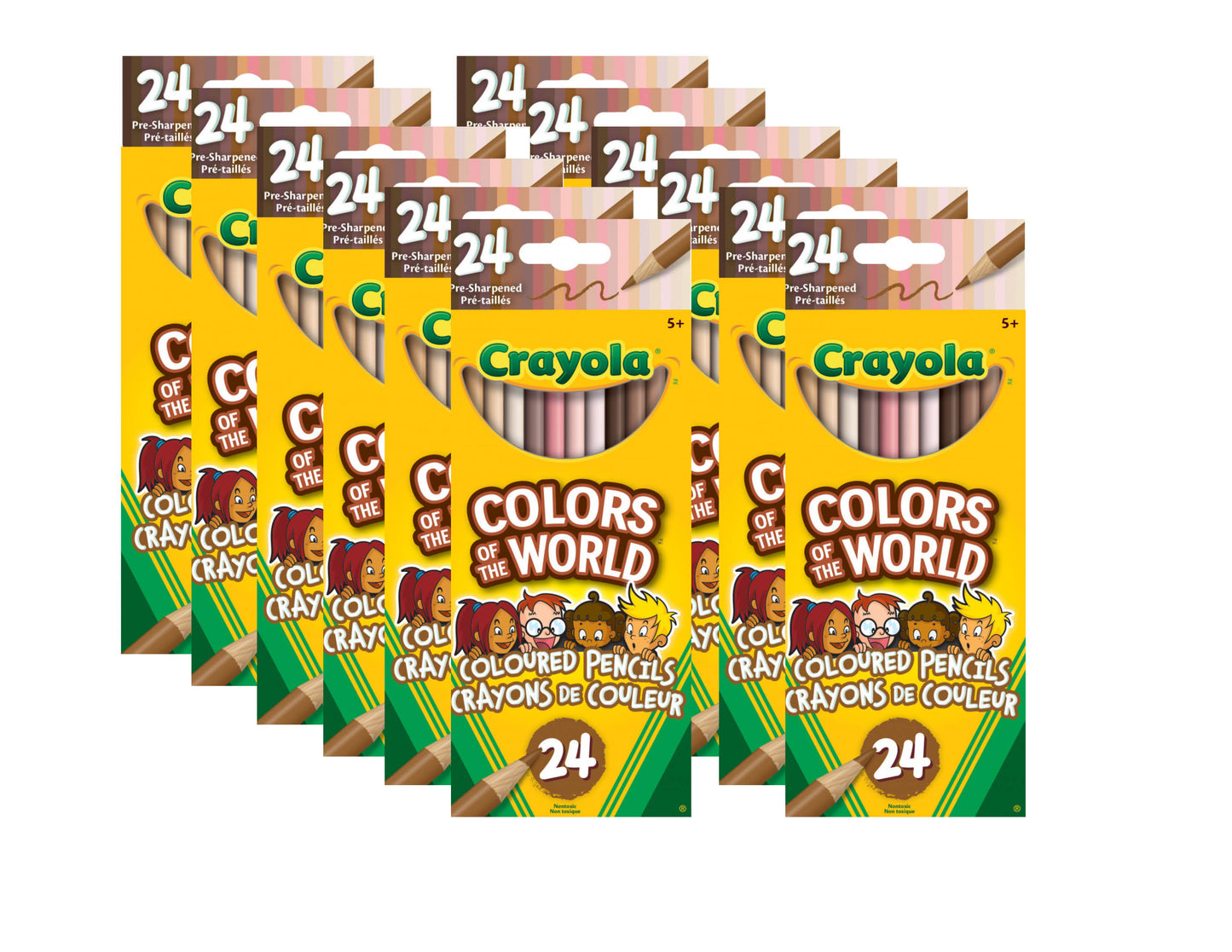 Colours Of The World Coloured Pencils- Set of 12