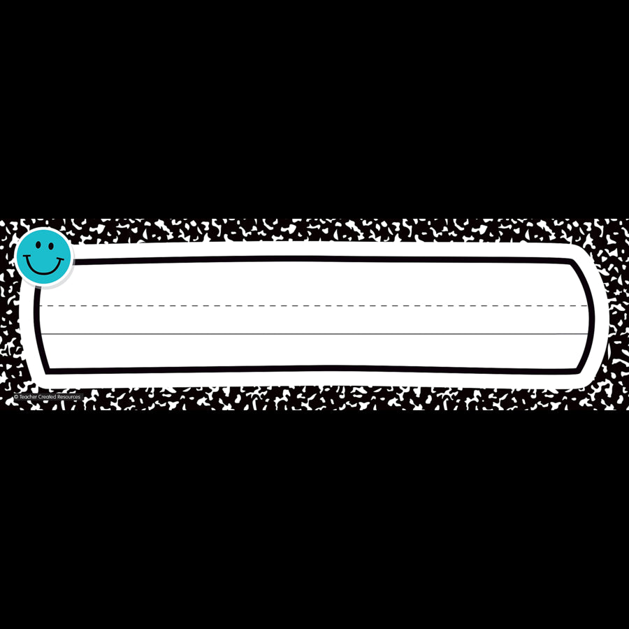 Cool for School Composition Flat Name Plates