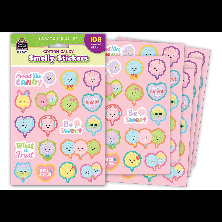 Cotton Candy Smelly Stickers