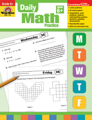 Daily Math Practice - Grade 6
