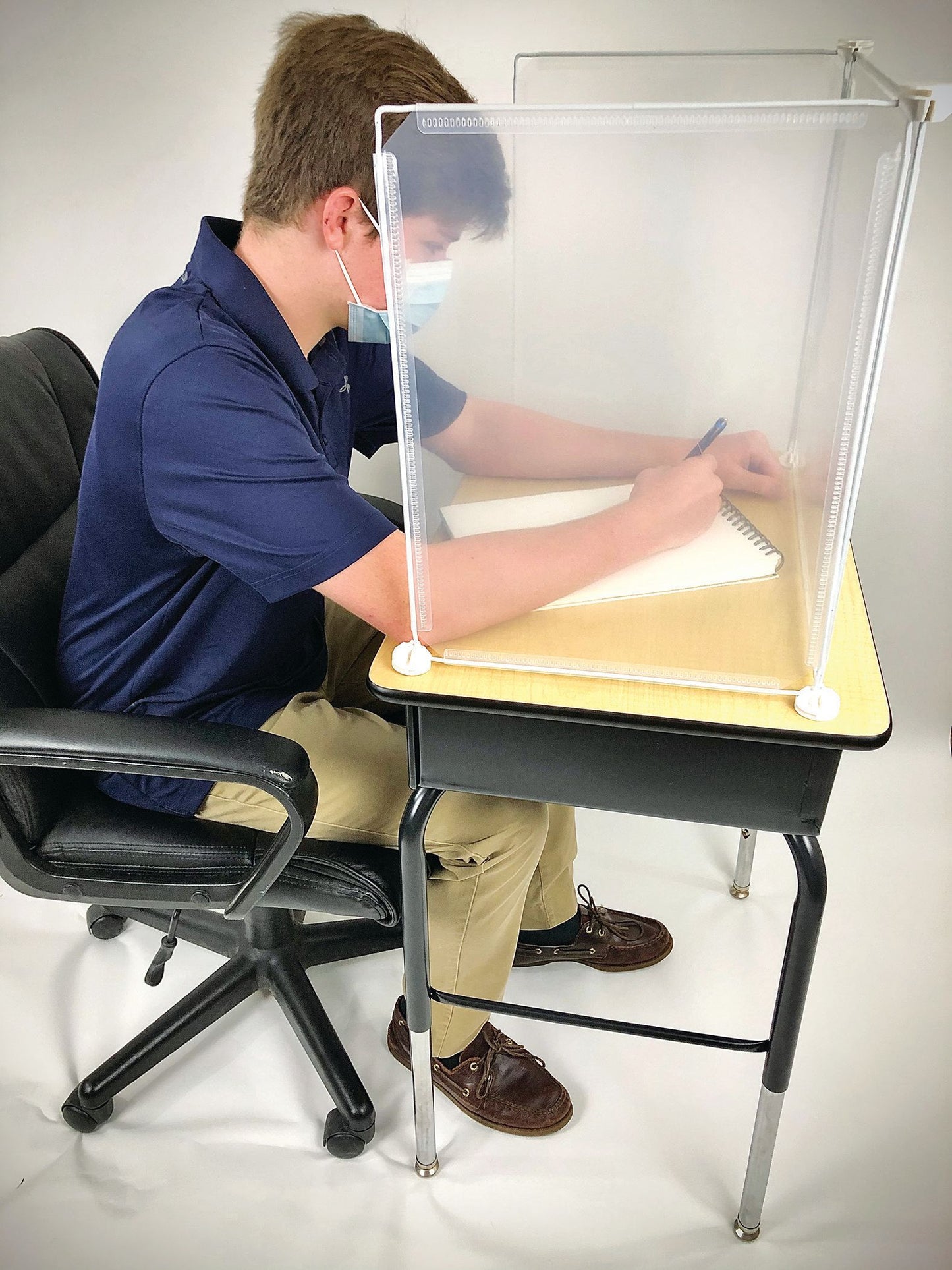 Desk Dividers 3Pc Semiclear 22"X20"X14"