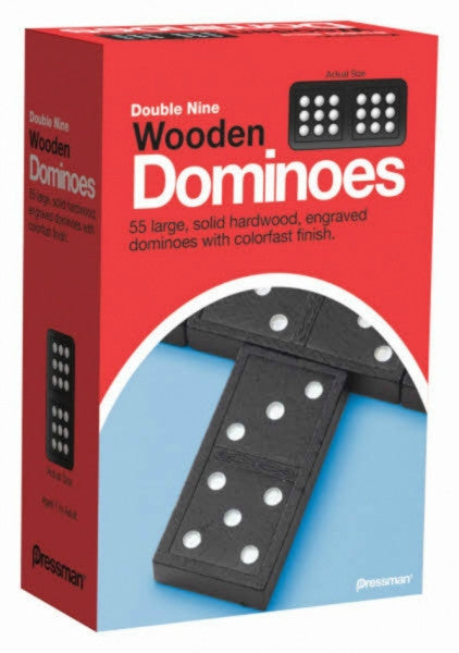 Double Nine Wooden Dominoes