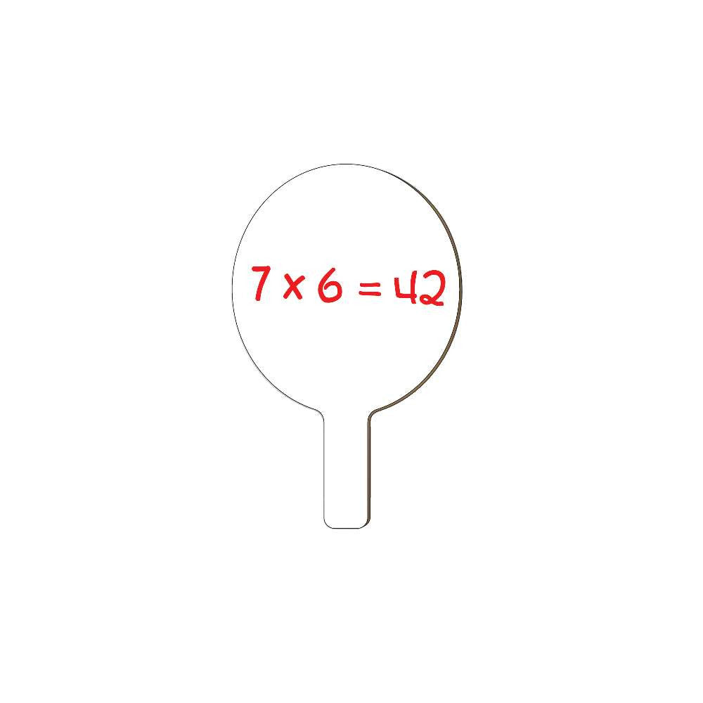 Dry Erase Answer Paddle