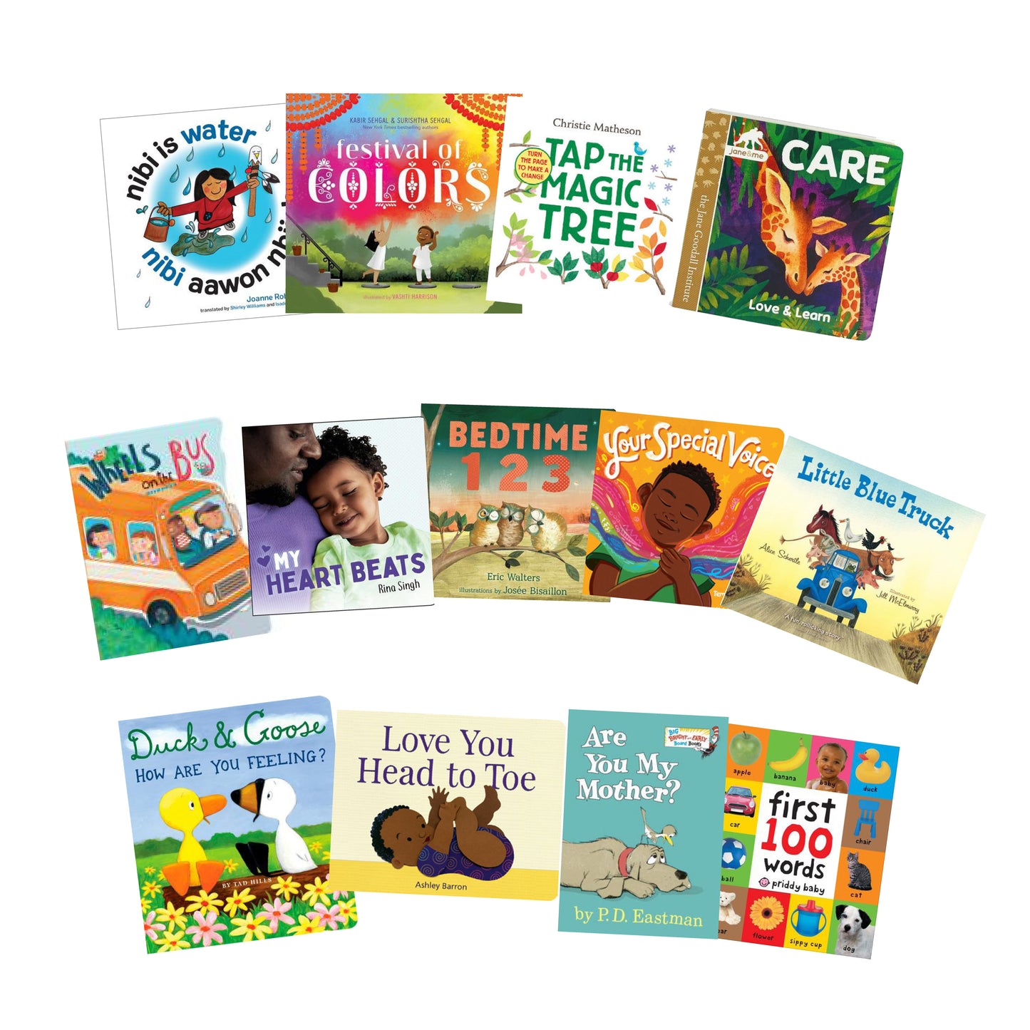 Essential Children's Board Books Series - Set of 13 Books