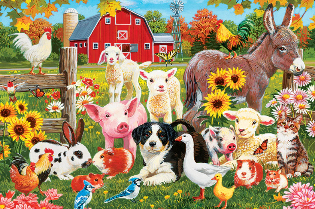 Farmyard Greetings - Floor Puzzle (36 pcs)