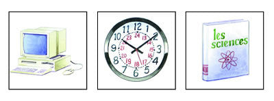 French Flashcards - Dans la salle de classe