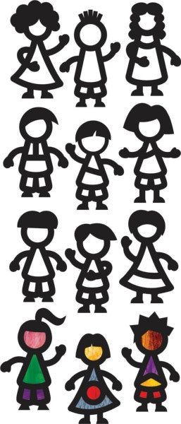 Friends Stained Glass Frames 36Pcs