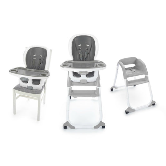 Chaise haute Full Course SmartClean 6 en 1 - Ardoise