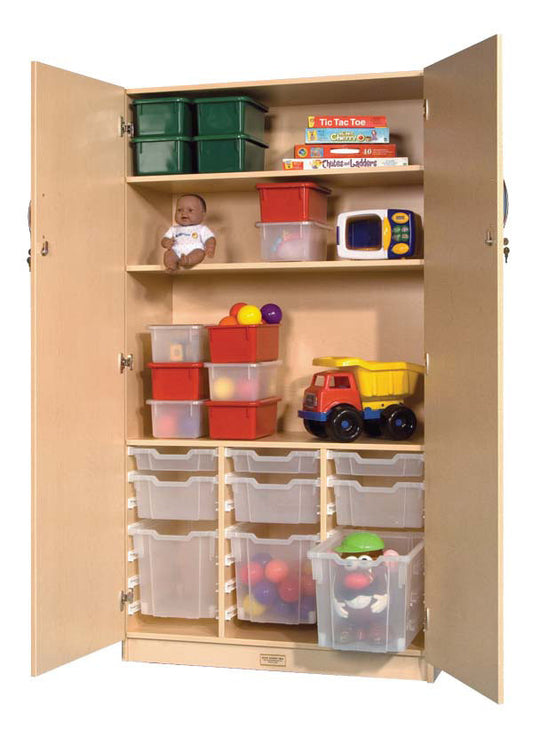 Full-Lock Door Storage with Shelves