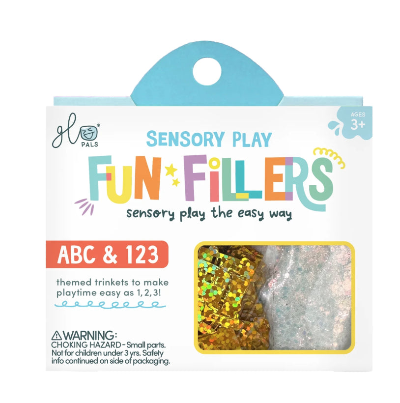 Fun Filler for Sensory Play Jar (ABC & 123)