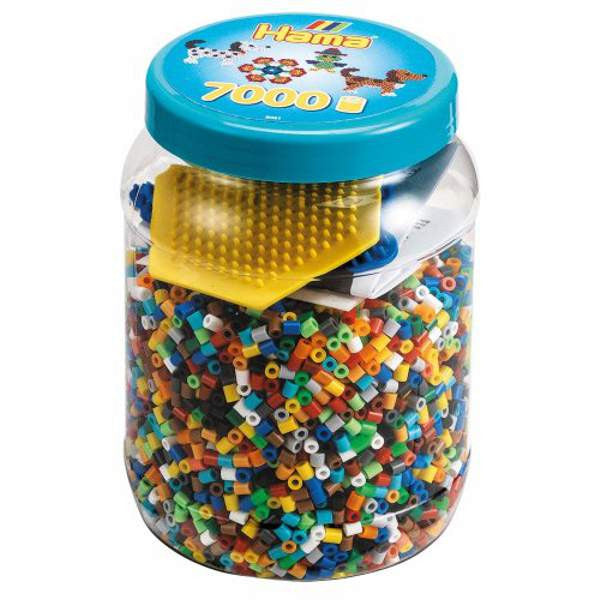 Hama® Midi Beads & Pegboards 7000 Pieces
