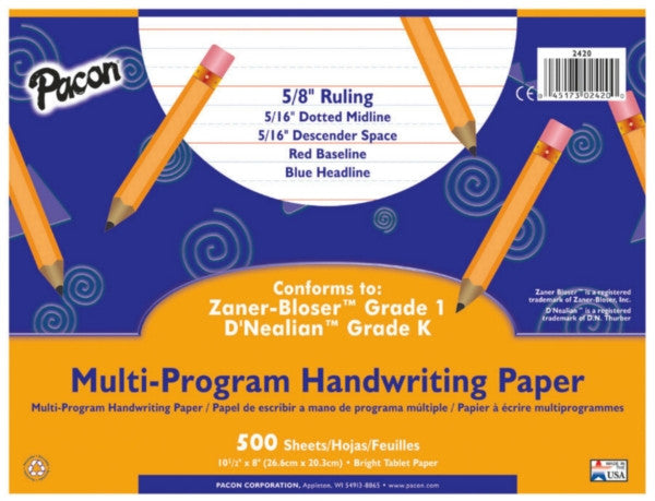 Handwriting Paper - Multi Program