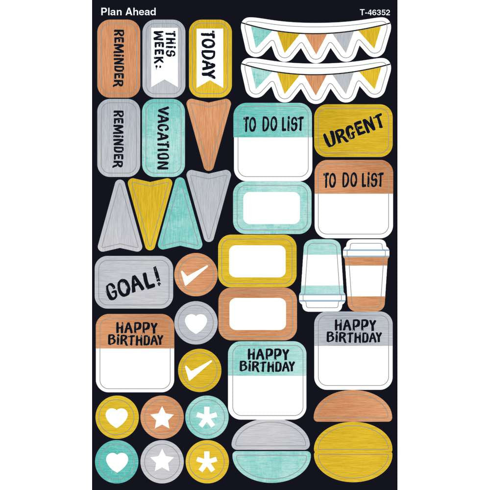 I ? Metal™ Plan Ahead Stickers