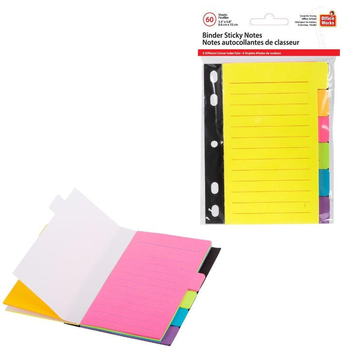 Index Tabs Ruled Sticky Notes