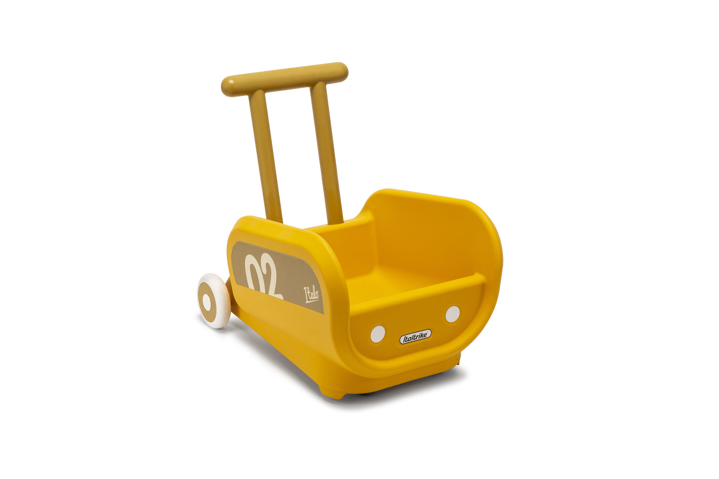 Italo Push Shopping Cart - Yellow